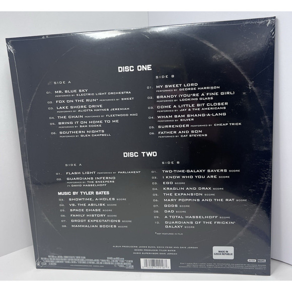 Guardians of the Galaxy Vol. 2 Deluxe Edition Target Exclusive Orange Vinyl NEW - Picture 3 of 3